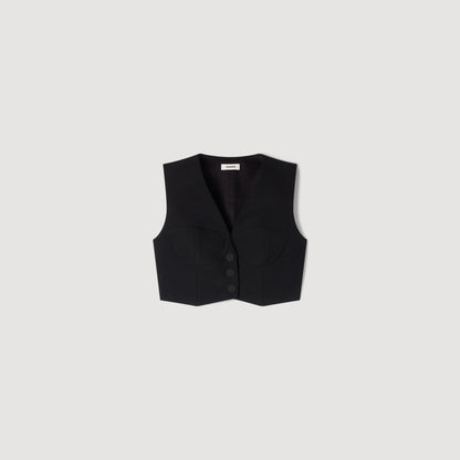 Asteriane Cropped Jacket Black