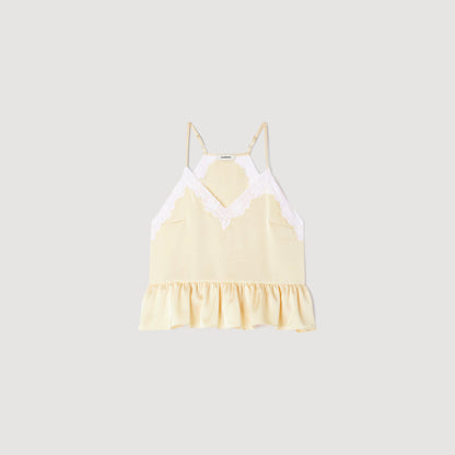 Jonquille Ruffled Top LIGHT YELLOW