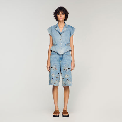 Denim Top Blue Jean