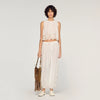 Ayana Crepon Crop Top White
