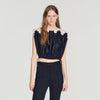 Poesie  Top Black / Ecru
