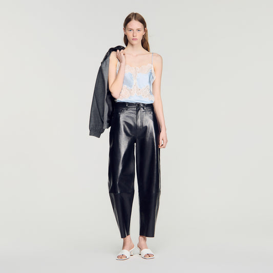 Plumeti  Top Blue / Ecru