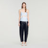 Plumeti  Top Blue / Ecru