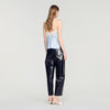 Plumeti  Top Blue / Ecru