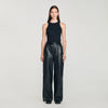 Basics Embroidered Vest Top Black