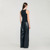 Basics Embroidered Vest Top Black