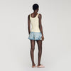 Vertige Ribbed Vest Top LIGHT YELLOW