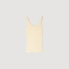 Vertige Ribbed Vest Top LIGHT YELLOW