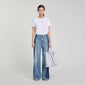 Ezra Cotton T-Shirt With Embroidery White