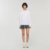 Ezrane T-Shirt With Embroidery White