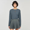 Ezrane T-Shirt With Embroidery Grey