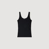 Isia Vest Top With Lace Detail Black