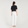 Azalee Rhinestone Cropped T-Shirt Black