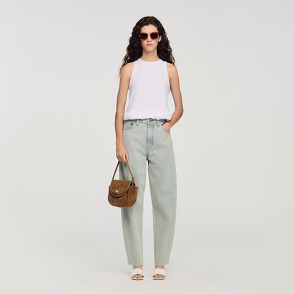 Ruffle Top White