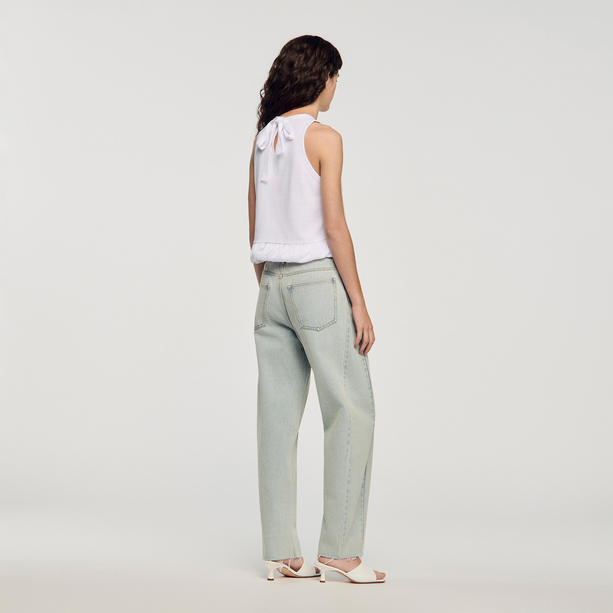 Ruffle Top White