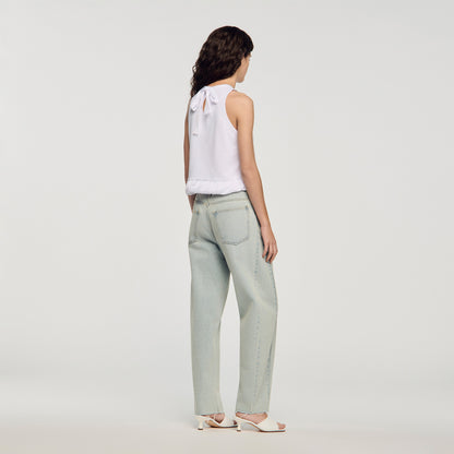 Ruffle Top White