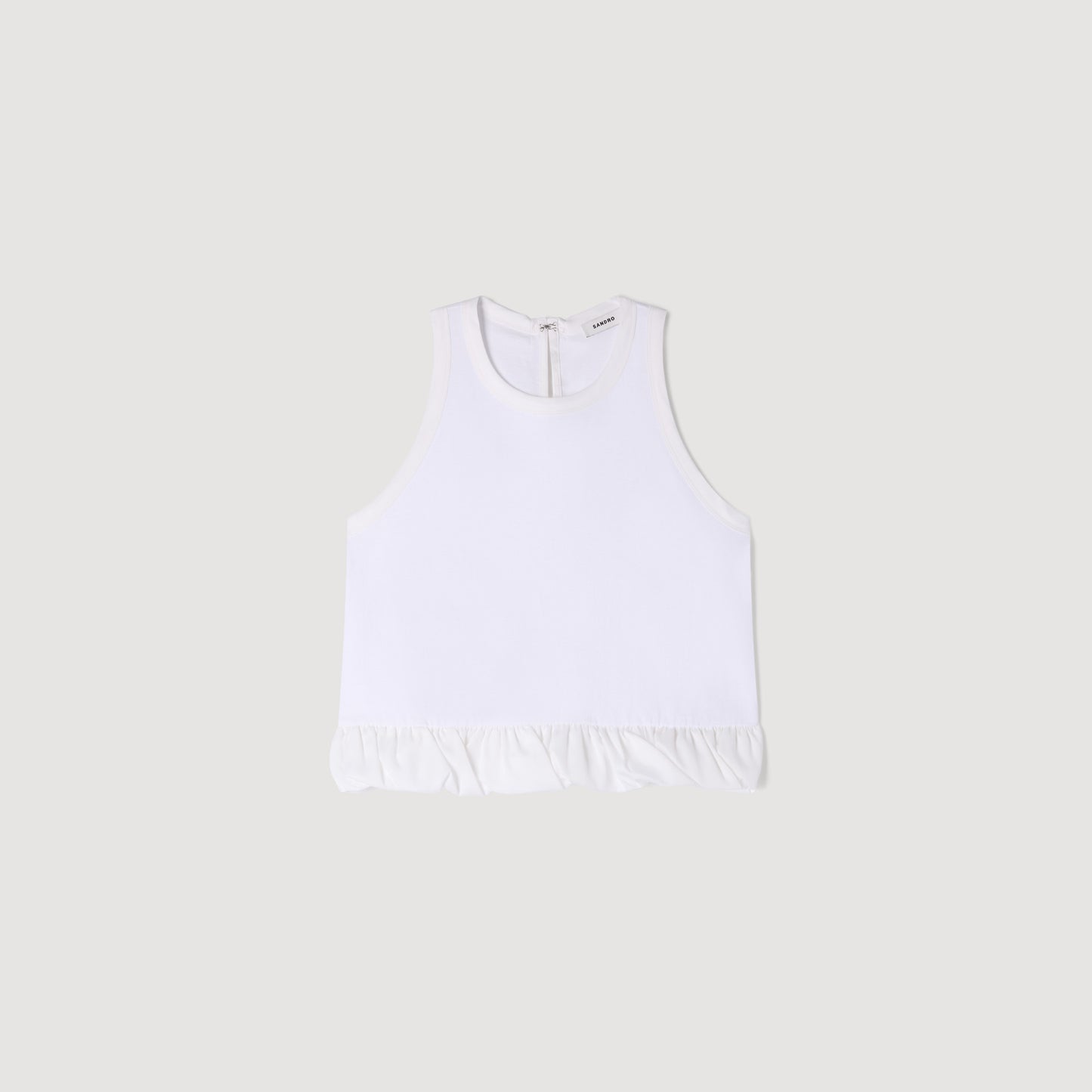 Ruffle Top White