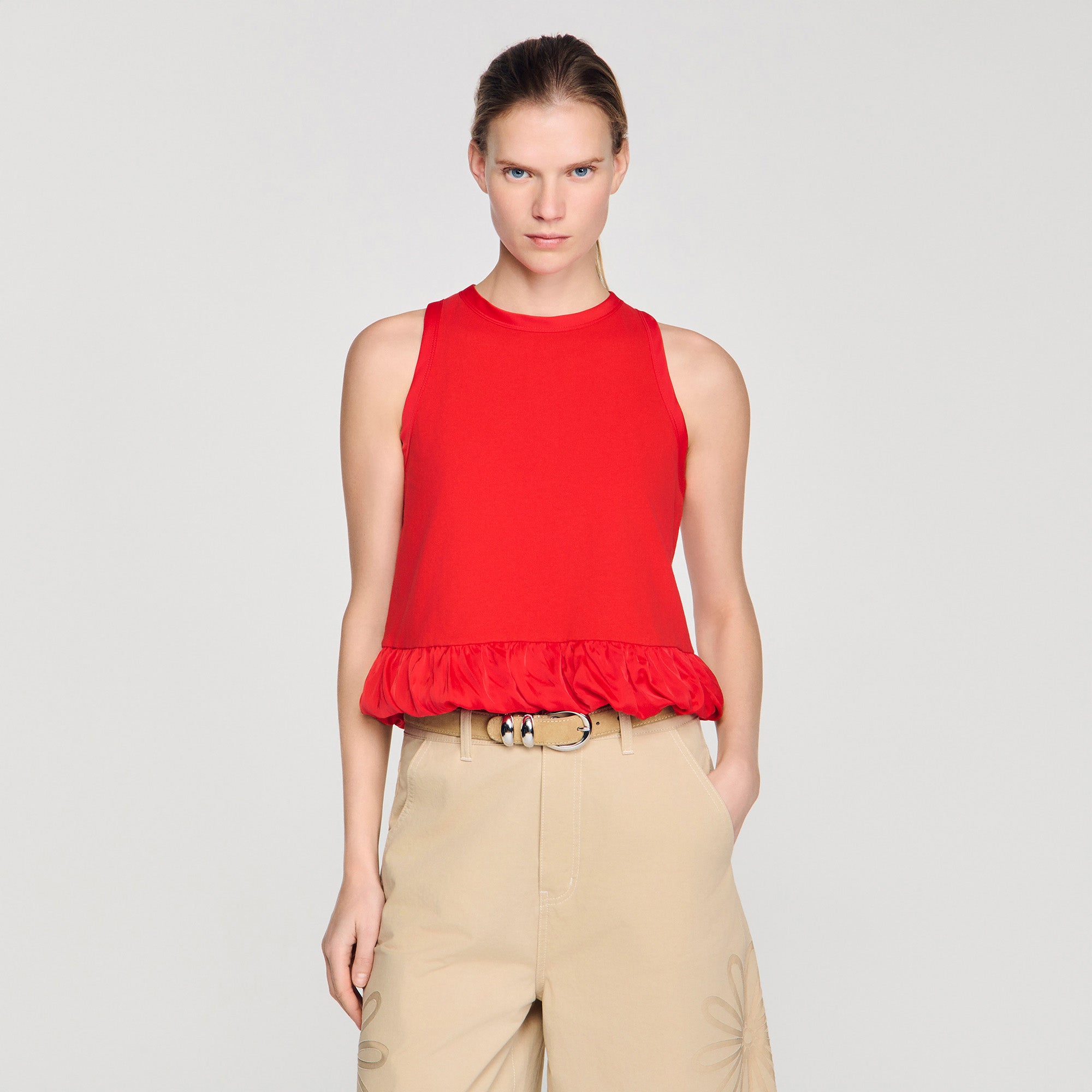 Tulipa Ruffle Top Red