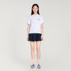 Maisie Horse Embroidery Cotton T-Shirt White