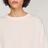 T Shirt With Contrasting Trim Light Pink