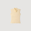 Dreamer Smocked T-shirt with flower detail Vanilla