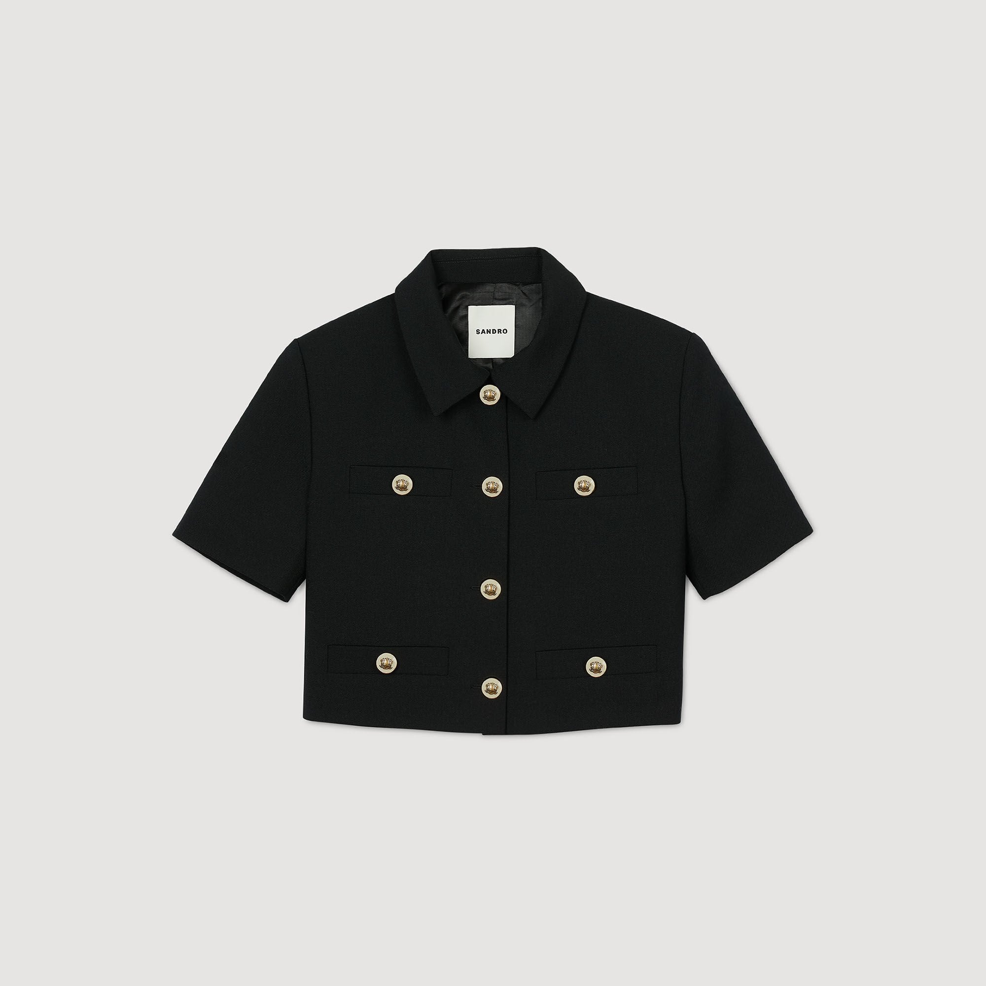 Short-Sleeved Jacket Black