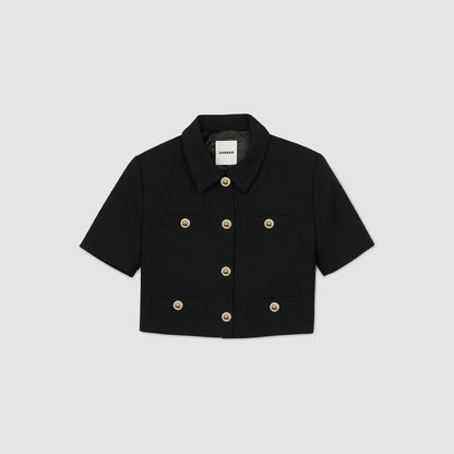 Short-Sleeved Jacket Black