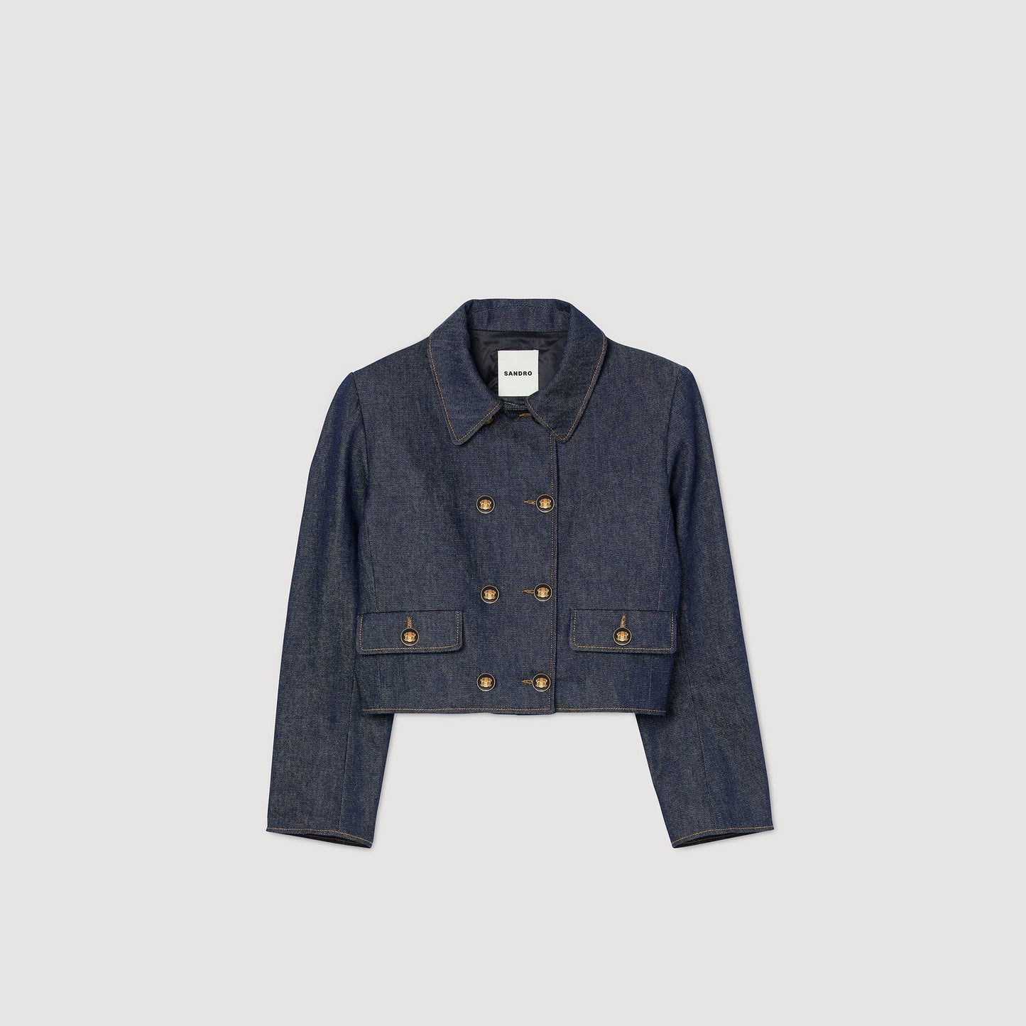 Vallie Denim Tailored Jacket Deep Blu