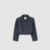 Vallie Denim Tailored Jacket Deep Blu