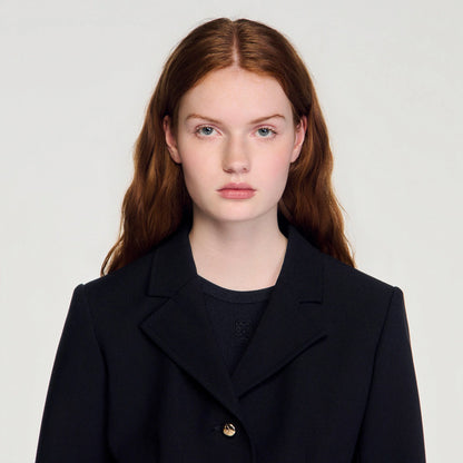 Amor Short Tailored Jacket Black