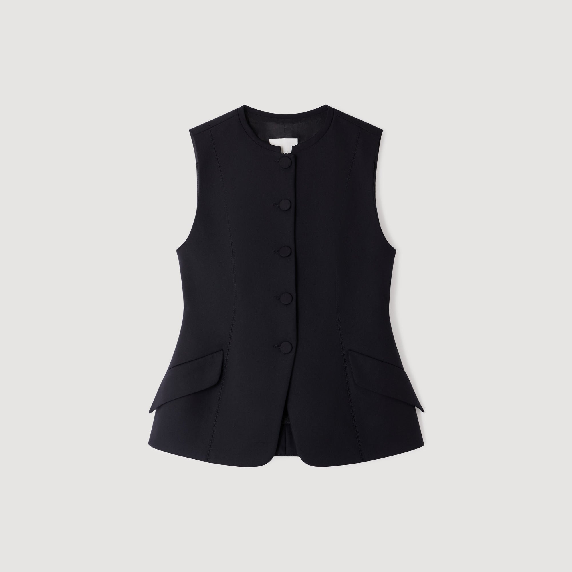 Monroe Peplum Jacket Black
