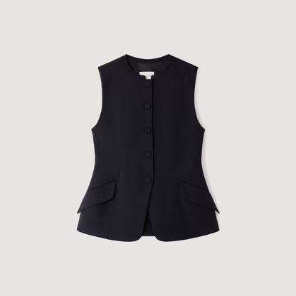 Monroe Peplum Jacket Black