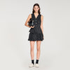 Jaime Sequinned Striped Jacket Black / White