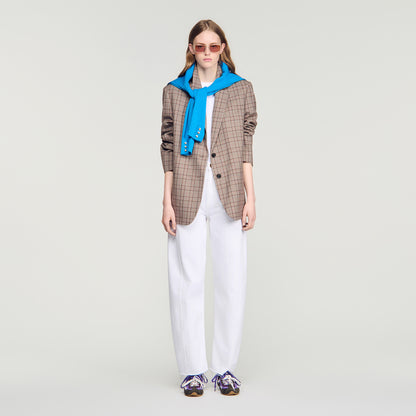 Valencia  Suit Jacket Brown