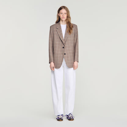 Valencia  Suit Jacket Brown