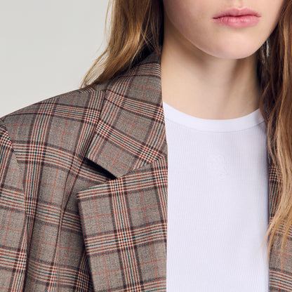 Valencia  Suit Jacket Brown
