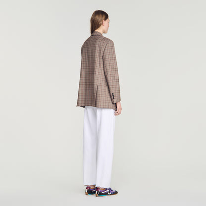 Valencia  Suit Jacket Brown