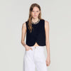 Lavandoria Jacket with jewelled neckline Black