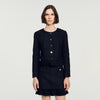 Paloma 2-in-1 tweed jacket Black