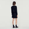 Paloma 2-in-1 tweed jacket Black