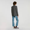 Saveria Check tailored jacket Grey