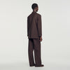 Amanda Striped suit jacket Marron / Bleu