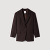 Amanda Striped suit jacket Marron / Bleu