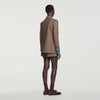 Finley Check wool jacket Taupe