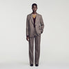 Alix Wool suit jacket Greige