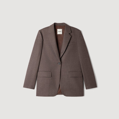 Alix Wool suit jacket Greige