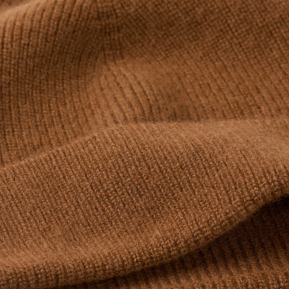 Beanie Cashmere Cashmere Hat Cognac