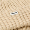 Ribbed Beanie Knit Hat Butter Cream