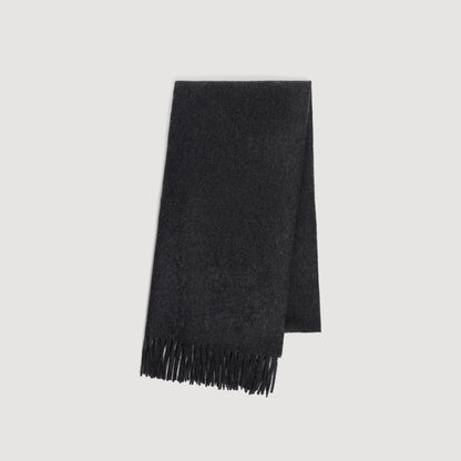 New Solid Scarf Wool and cashmere scarf Mocked Grey