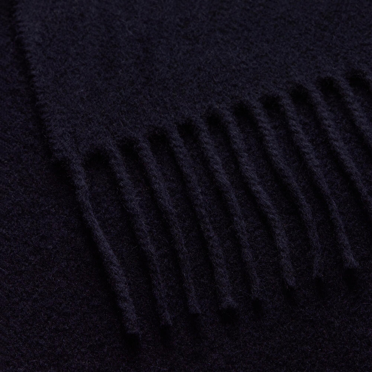 New Solid Scarf Wool and cashmere scarf Dark Navy